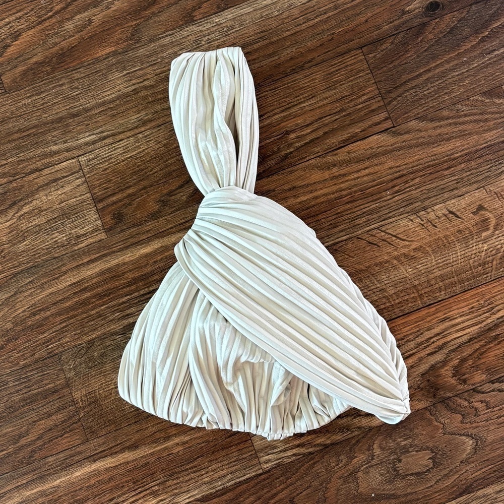 Nanushka JEN Pleated Alt-Leather Bag - Vegan Leather Bag - Picture 6 of 16